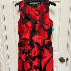 Carlisle Per Se Red and black dress